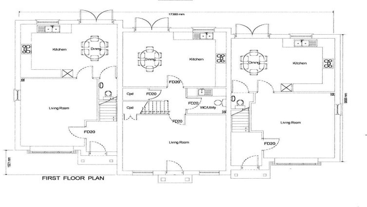 Proposed ground floor layouts