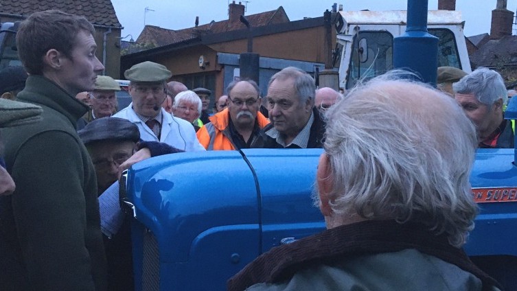 One of 11 tractors goes under the hammer