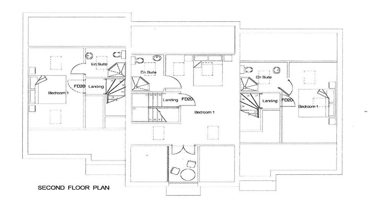 Proposed second floor layouts