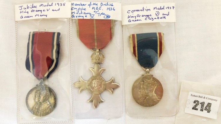 Three Various GB Medals - £150