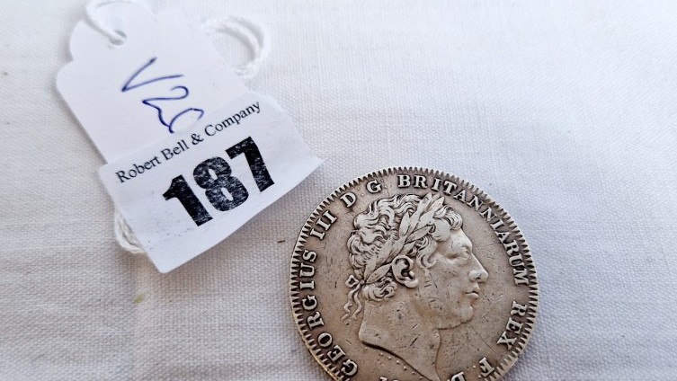 George III Silver Crown - £140