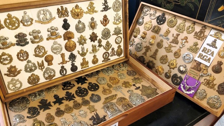 Collection of Cap Badges - £360