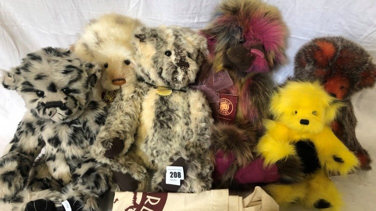 £90 - Six Charlie Bears