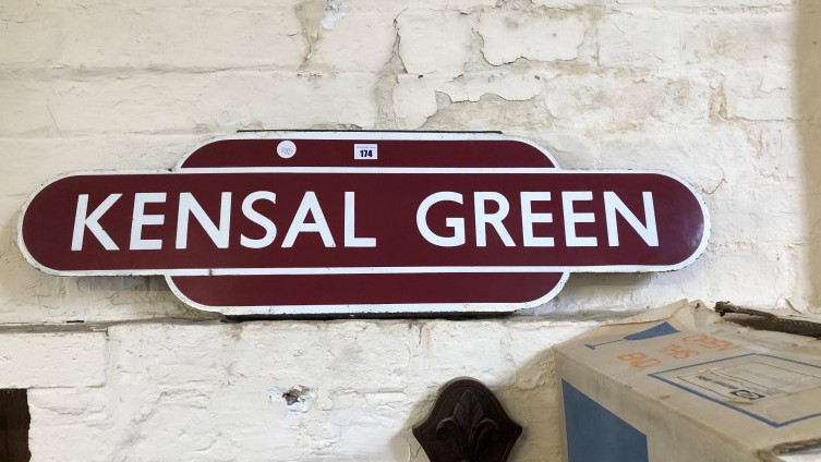 Sold £420 - Vintage Enamelled Sign