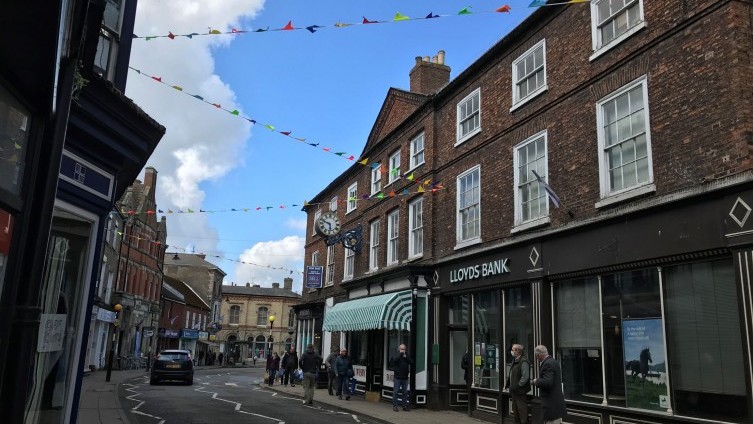 The Town Clock, originally purchased by public subscription in 1889