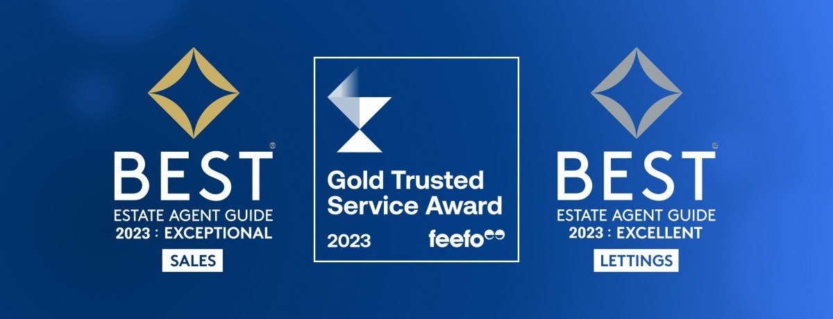 Recognised by the Best Estate Agent Guide & Feefo in 2023!